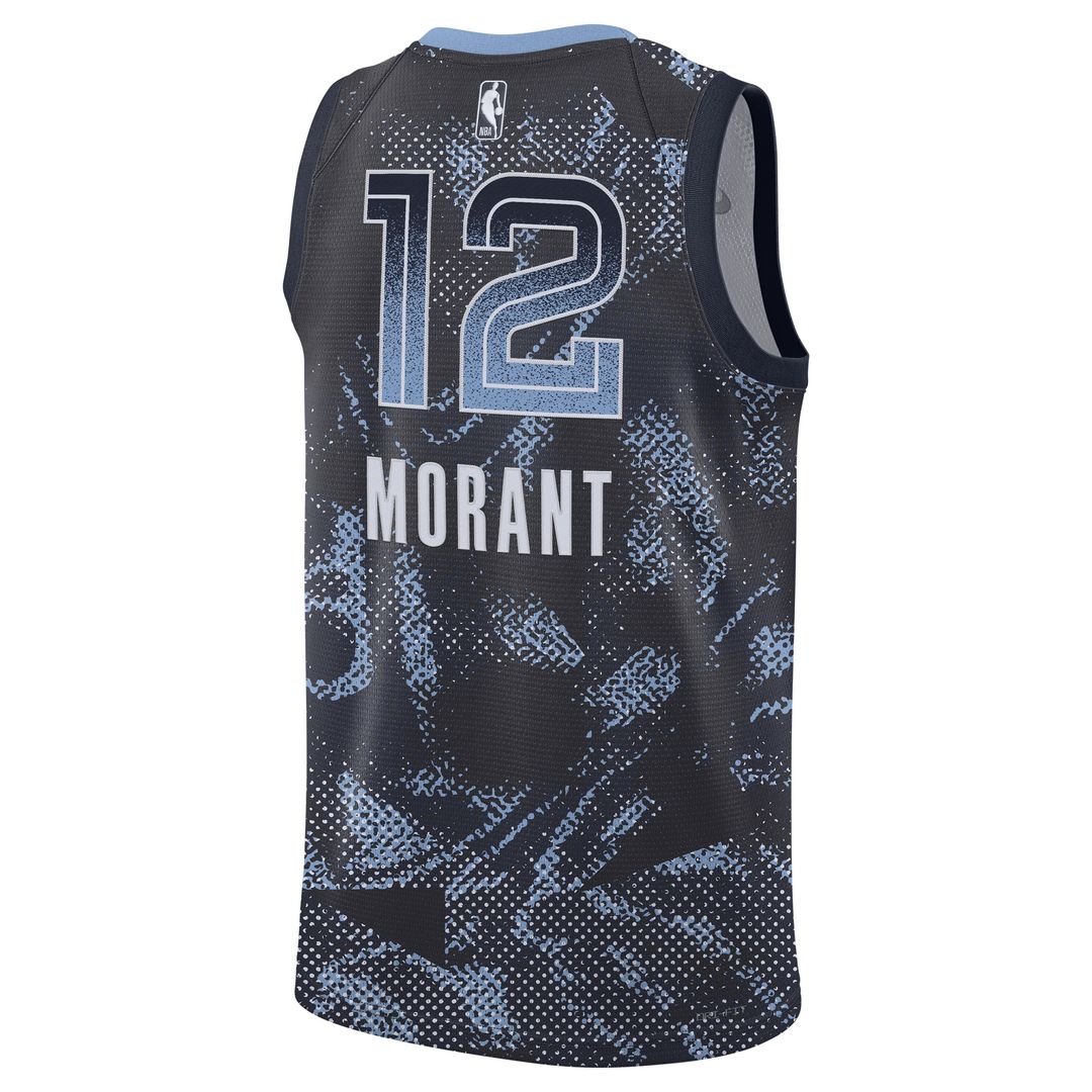 Ja Morant Memphis Grizzlies Nike Unisex 2025 Select Series Swingman Player Jersey - Navy Official NBA Team Apparel Basketball Fan Gear
