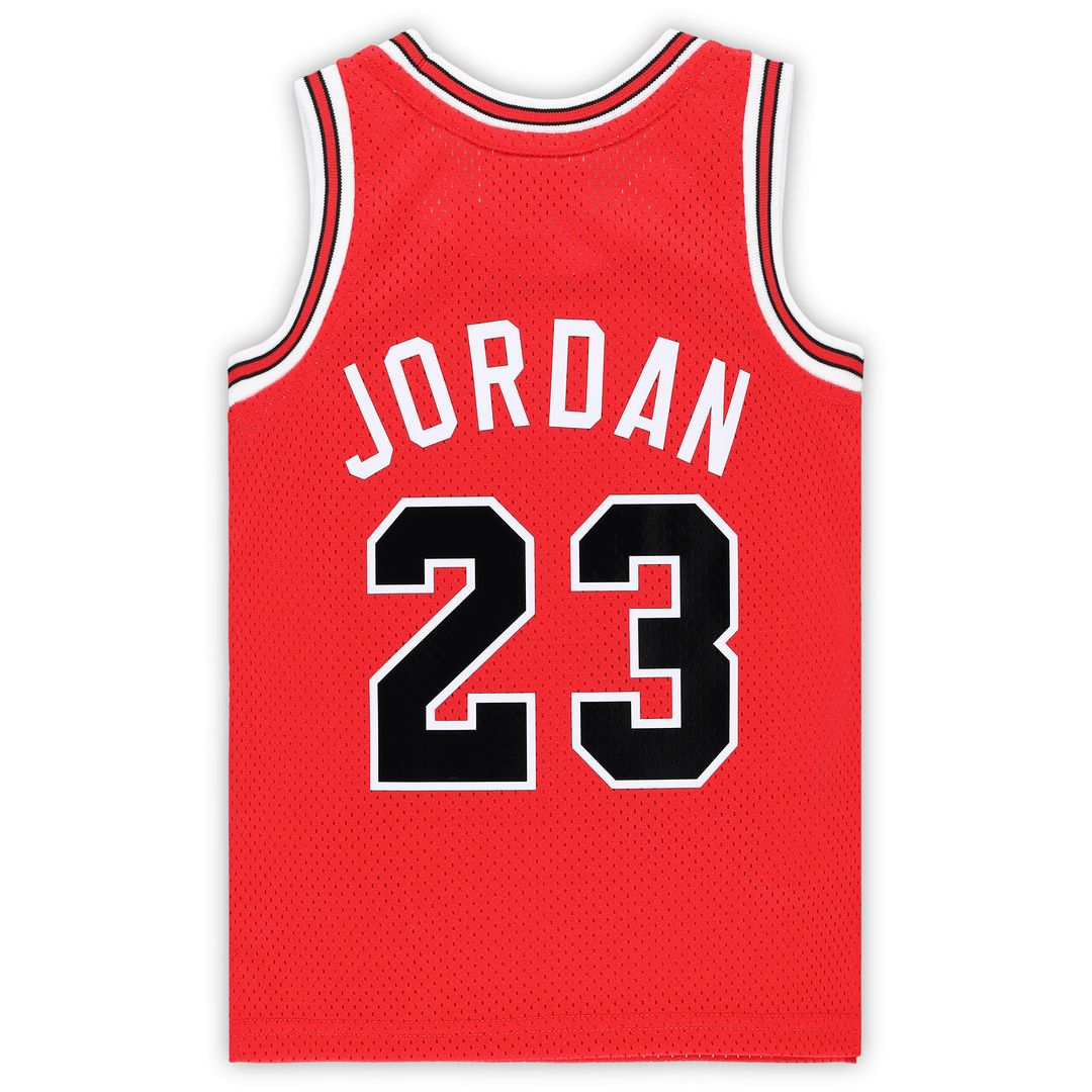 Michael Jordan Chicago Bulls Mitchell & Ness Toddler Hardwood Classics 1984/85 Authentic Swingman Jersey - Red Official NBA Team Apparel Basketball Fa