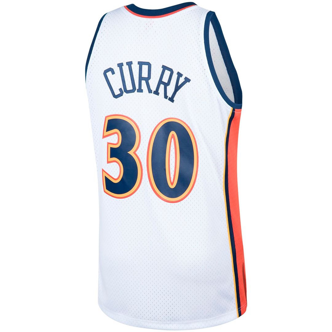 Stephen Curry Golden State Warriors Mitchell & Ness Hardwood Classics Swingman Jersey - Orange Official NBA Team Apparel Basketball Fan Gear