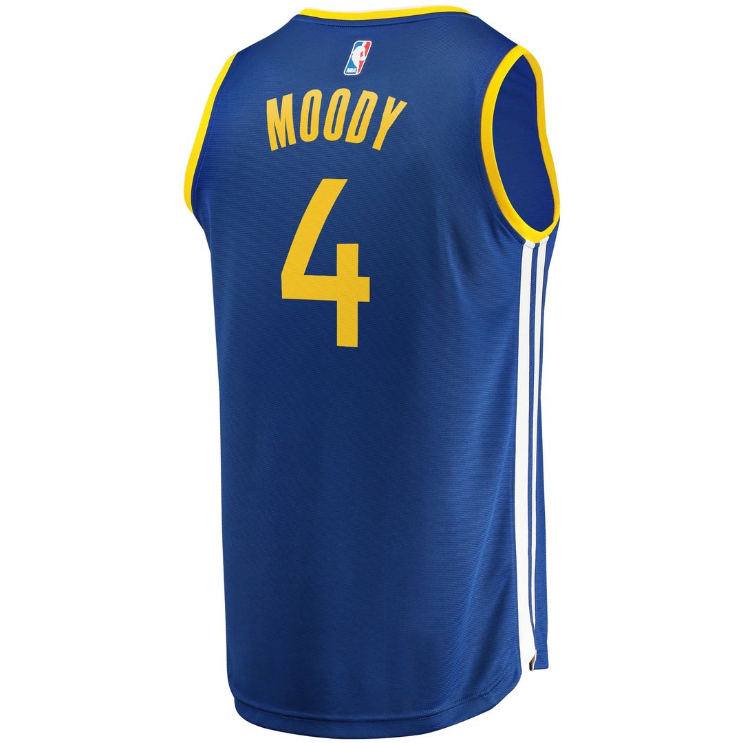 Moses Moody Golden State Warriors Fanatics Fast Break Replica Jersey - Icon Edition - Royal Official NBA Team Apparel Basketball Fan Gear