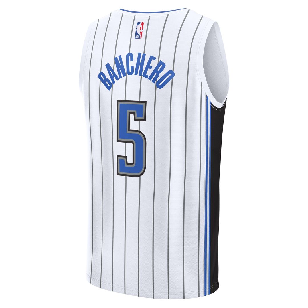 Paolo Banchero Orlando Magic Fanatics Fast Break Replica Player Jersey - Association Edition - White Official NBA Team Apparel Basketball Fan Gear