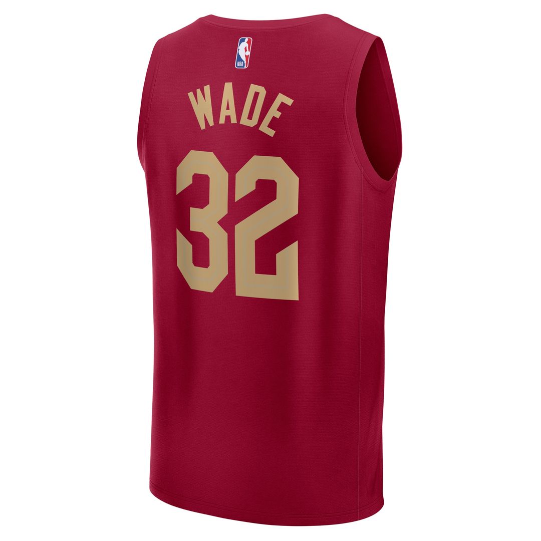 Dean Wade Cleveland Cavaliers Fanatics Fast Break Player Jersey - Icon Edition - Wine Official NBA Team Apparel Basketball Fan Gear
