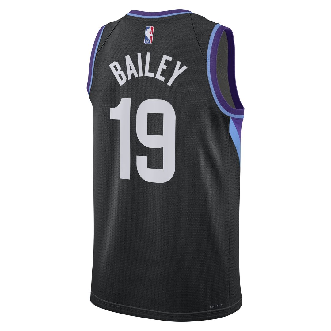 Ace Bailey Utah Jazz Jordan Brand Unisex Swingman Player Jersey - Statement Edition - Black Official NBA Team Apparel Basketball Fan Gear