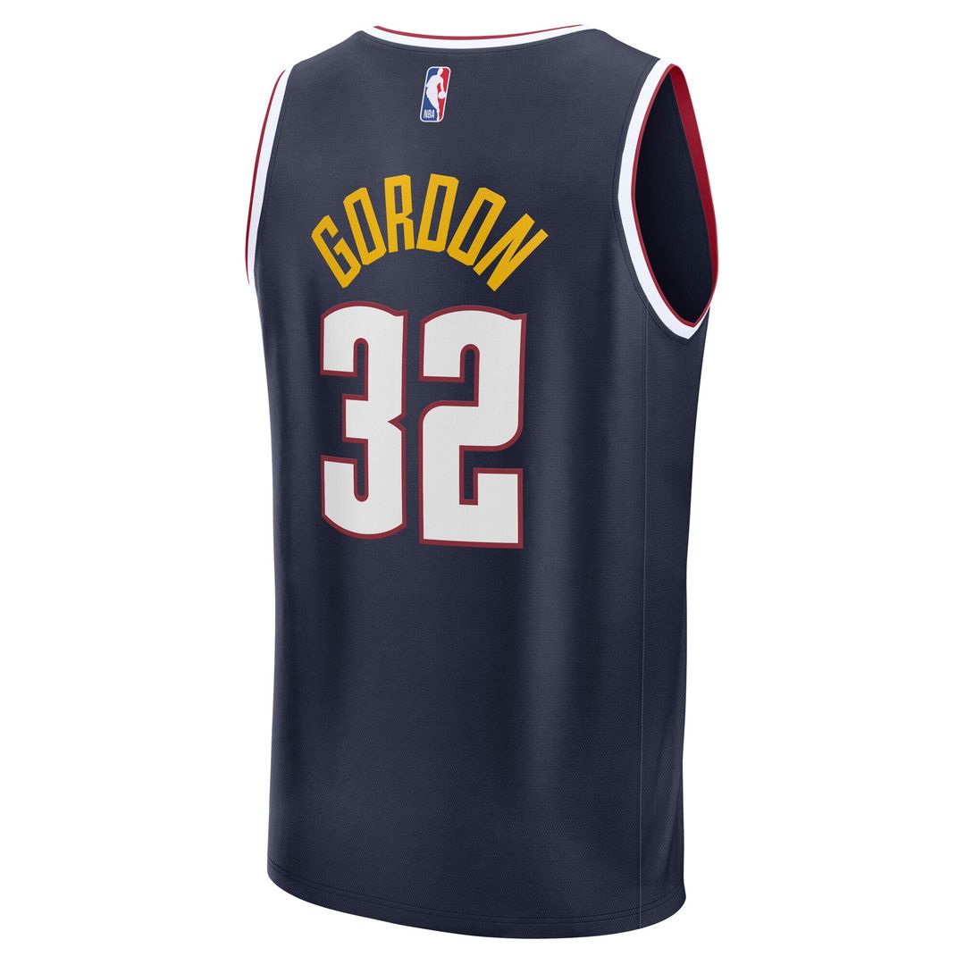 Aaron Gordon Denver Nuggets Fanatics Fast Break Replica Jersey - Navy - Icon Edition Official NBA Team Apparel Basketball Fan Gear