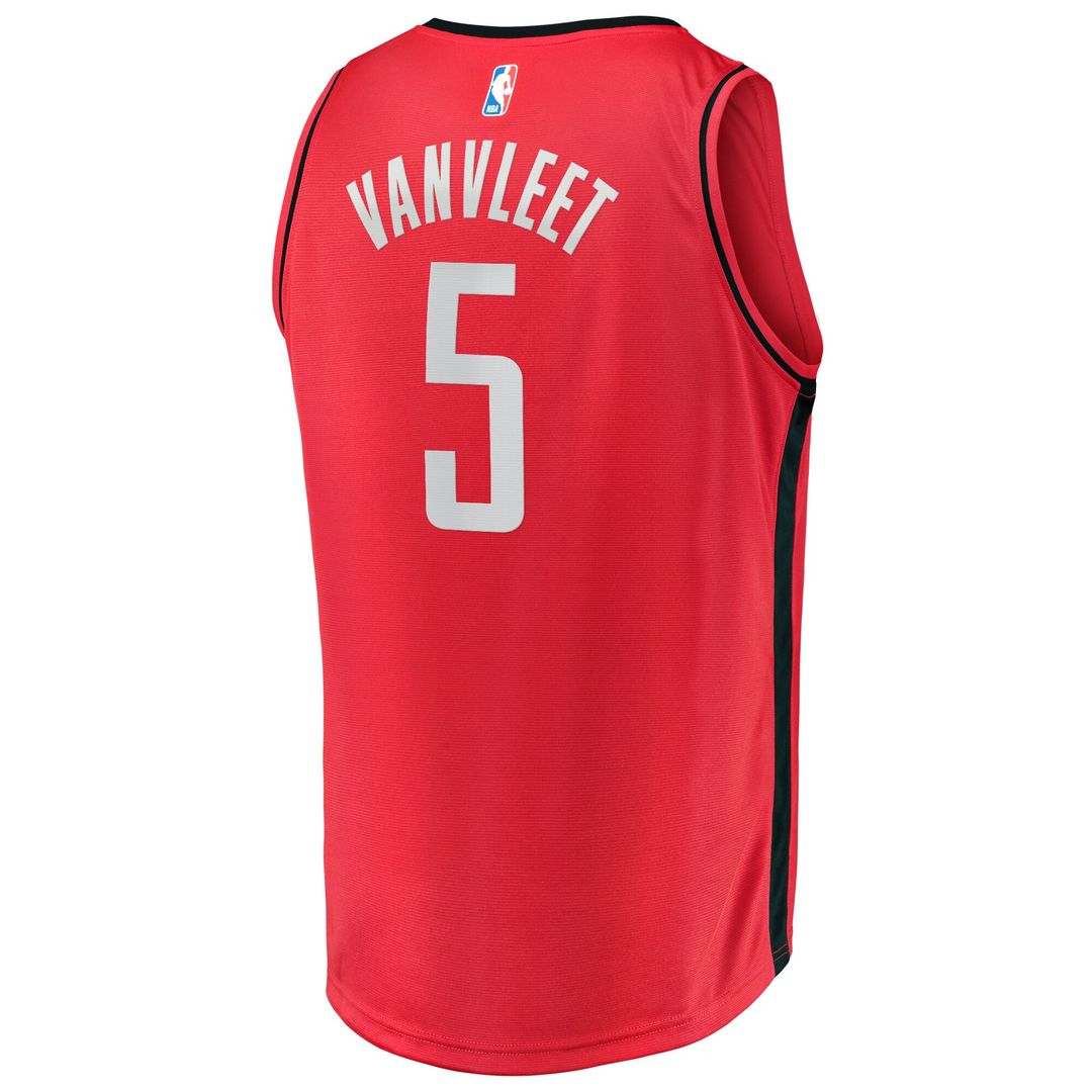 Fred VanVleet Houston Rockets Fanatics Youth Fast Break Replica Player Jersey - Icon Edition - Red Official NBA Team Apparel Basketball Fan Gear