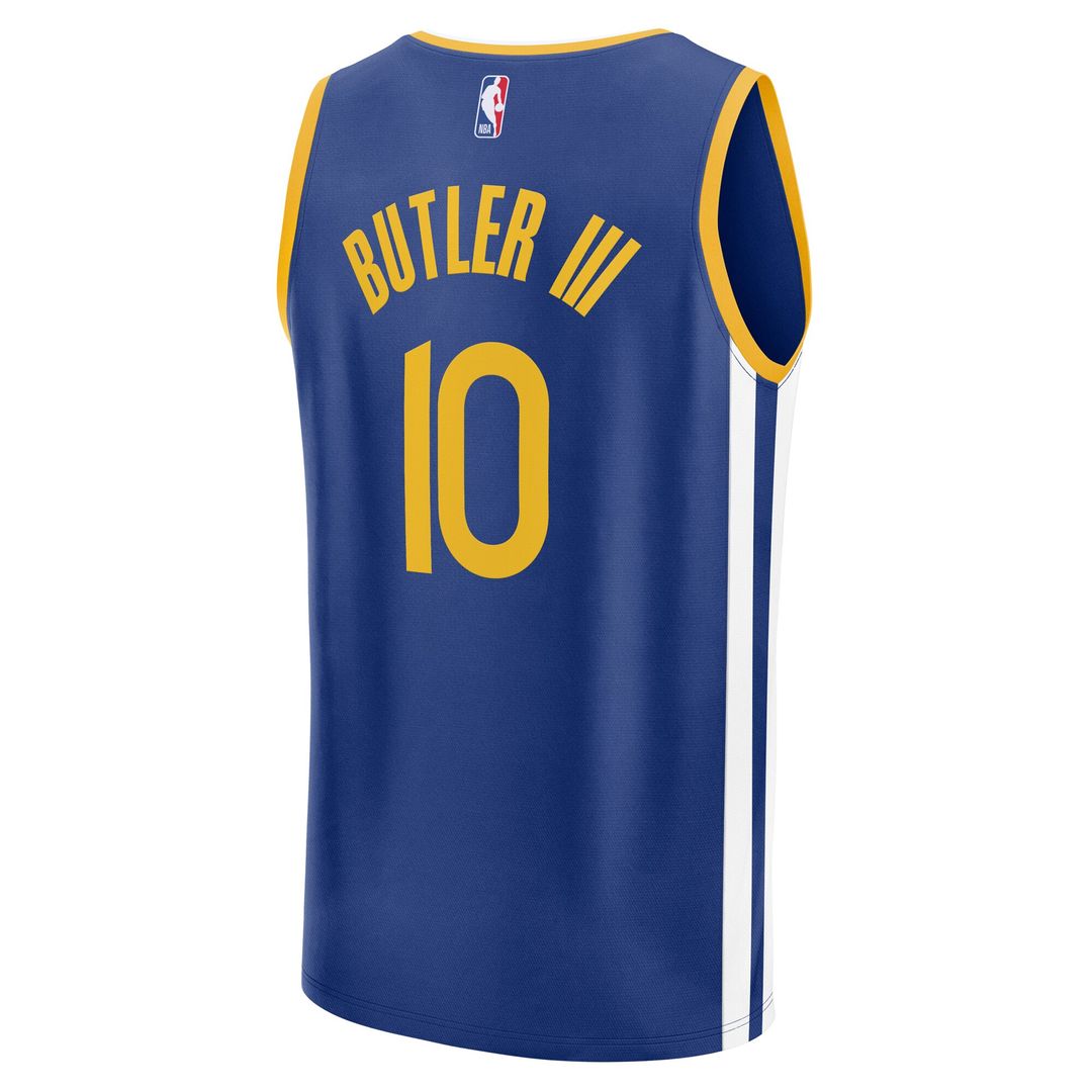 Jimmy Butler III Golden State Warriors Fanatics Youth Fast Break Replica Player Jersey - Icon Edition – Royal Official NBA Team Apparel Basketball Fan
