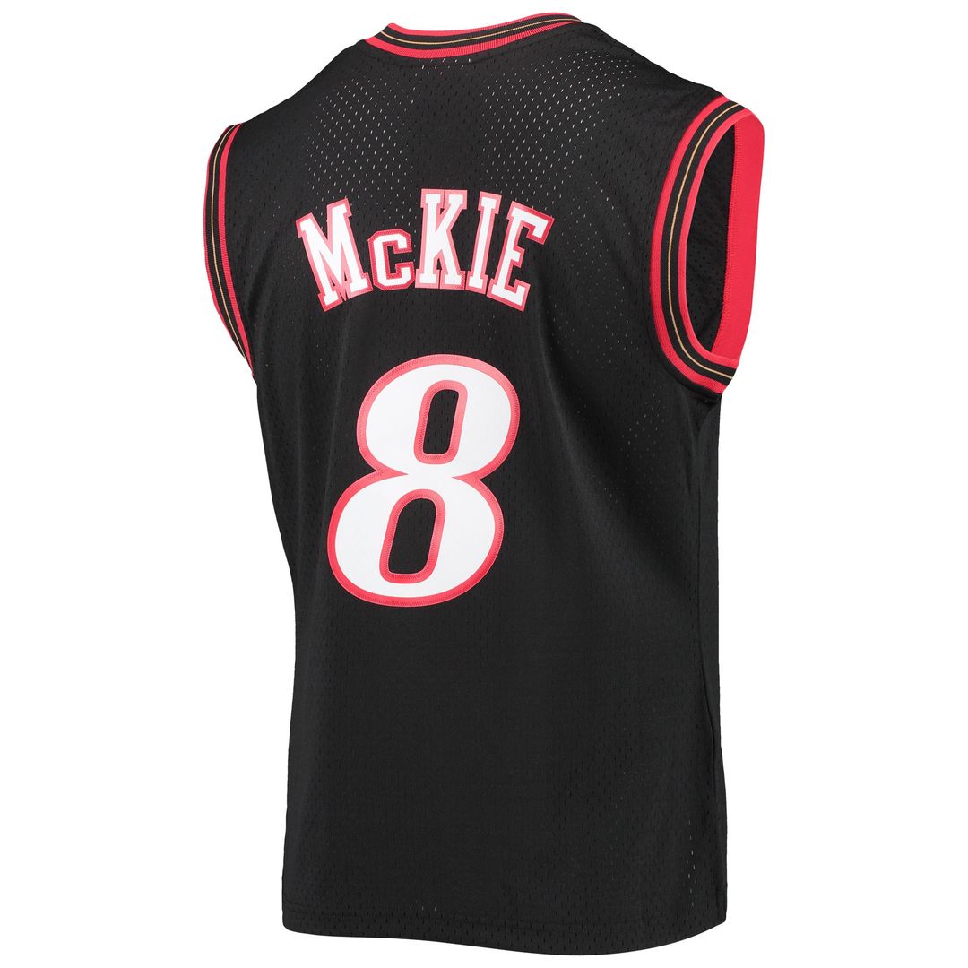 Aaron McKie Philadelphia 76ers Mitchell & Ness Hardwood Classics Swingman Jersey - Black Official NBA Team Apparel Basketball Fan Gear