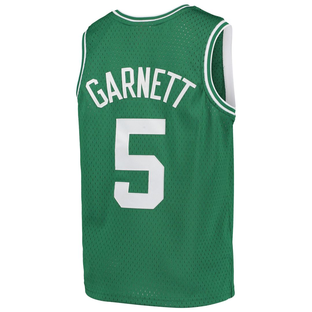 Kevin Garnett Boston Celtics Mitchell & Ness Youth 2007/08 Hardwood Classics Swingman Jersey - Kelly Green Official NBA Team Apparel Basketball Fan Ge