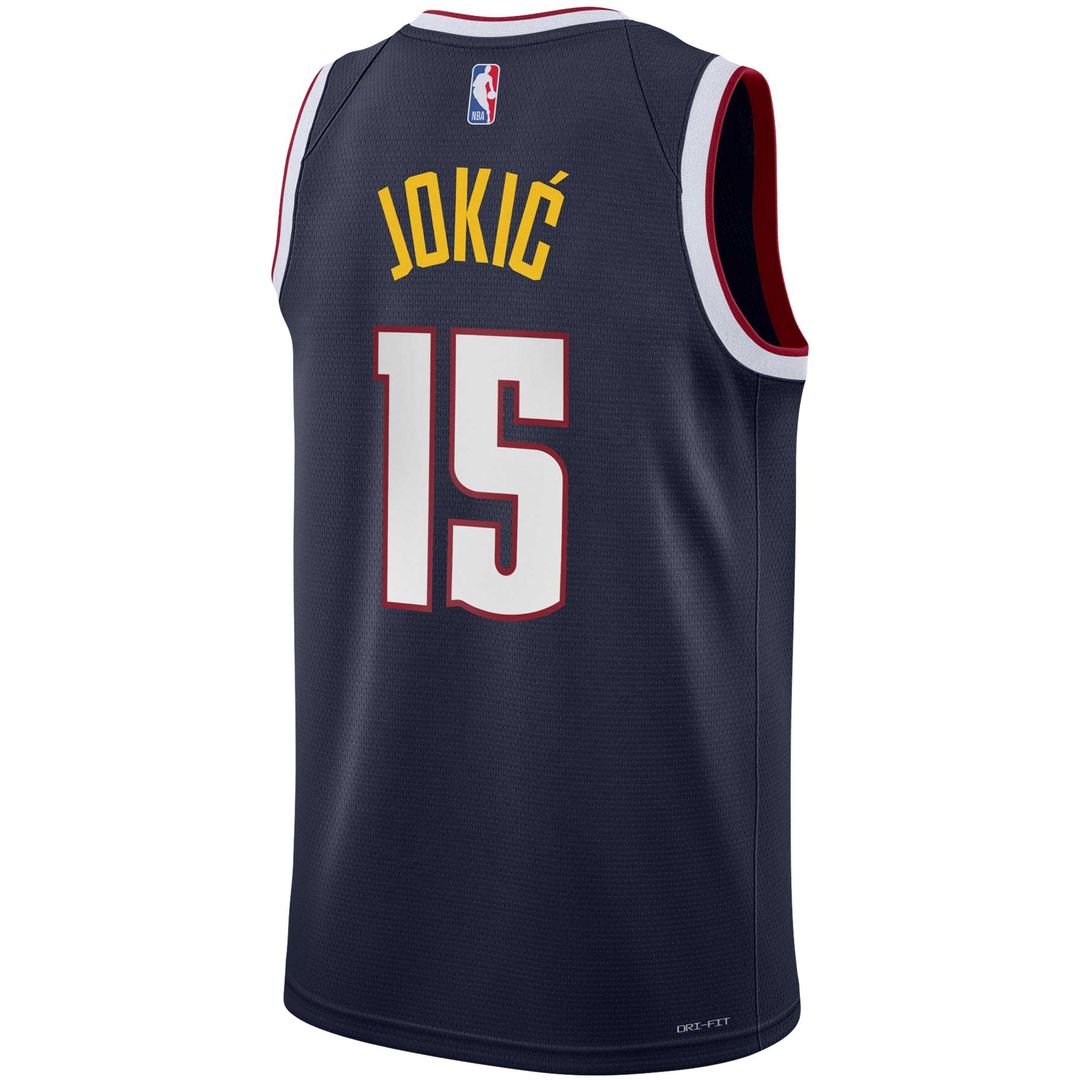 Nikola Jokic Denver Nuggets Nike Youth Swingman Jersey - Icon Edition - Navy Official NBA Team Apparel Basketball Fan Gear