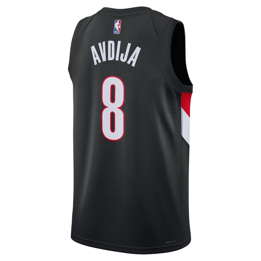Deni Avdija Portland Trail Blazers Nike Unisex Swingman Jersey - Icon Edition - Black Official NBA Team Apparel Basketball Fan Gear