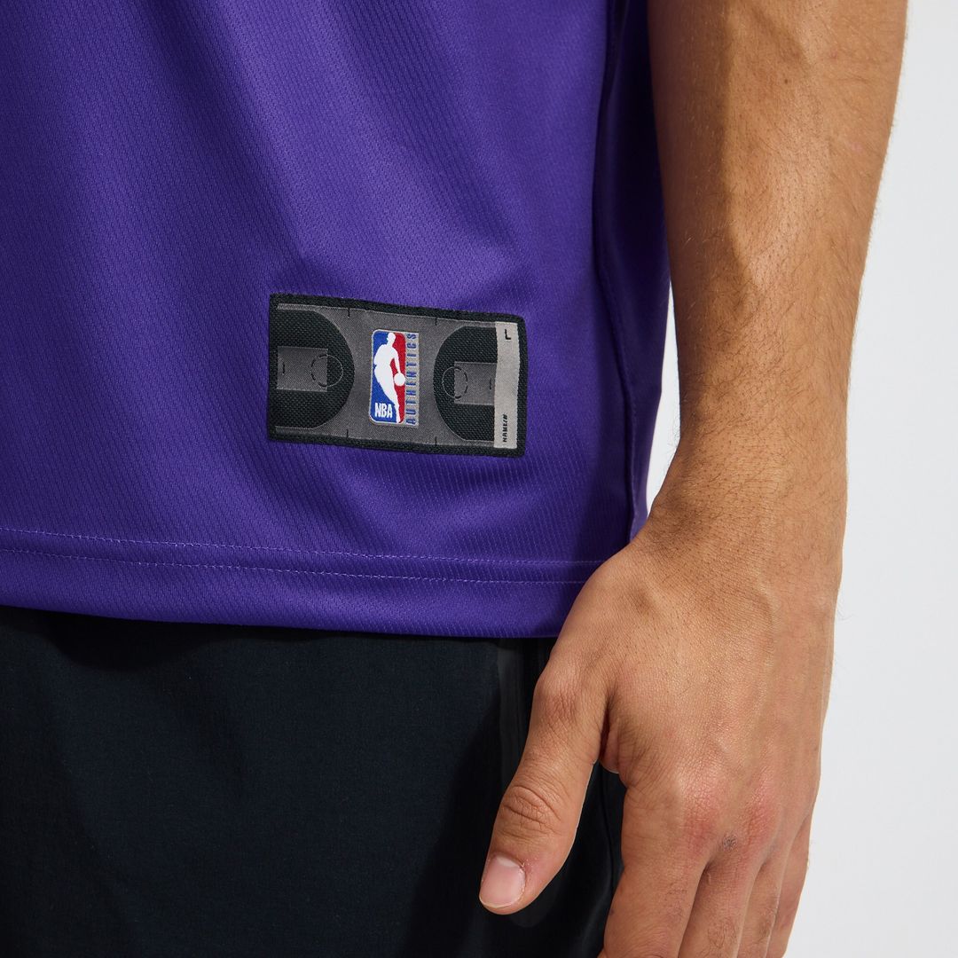 Lauri Markkanen Utah Jazz Fanatics Fast Break Replica Jersey - Icon Edition - Purple Official NBA Team Apparel Basketball Fan Gear