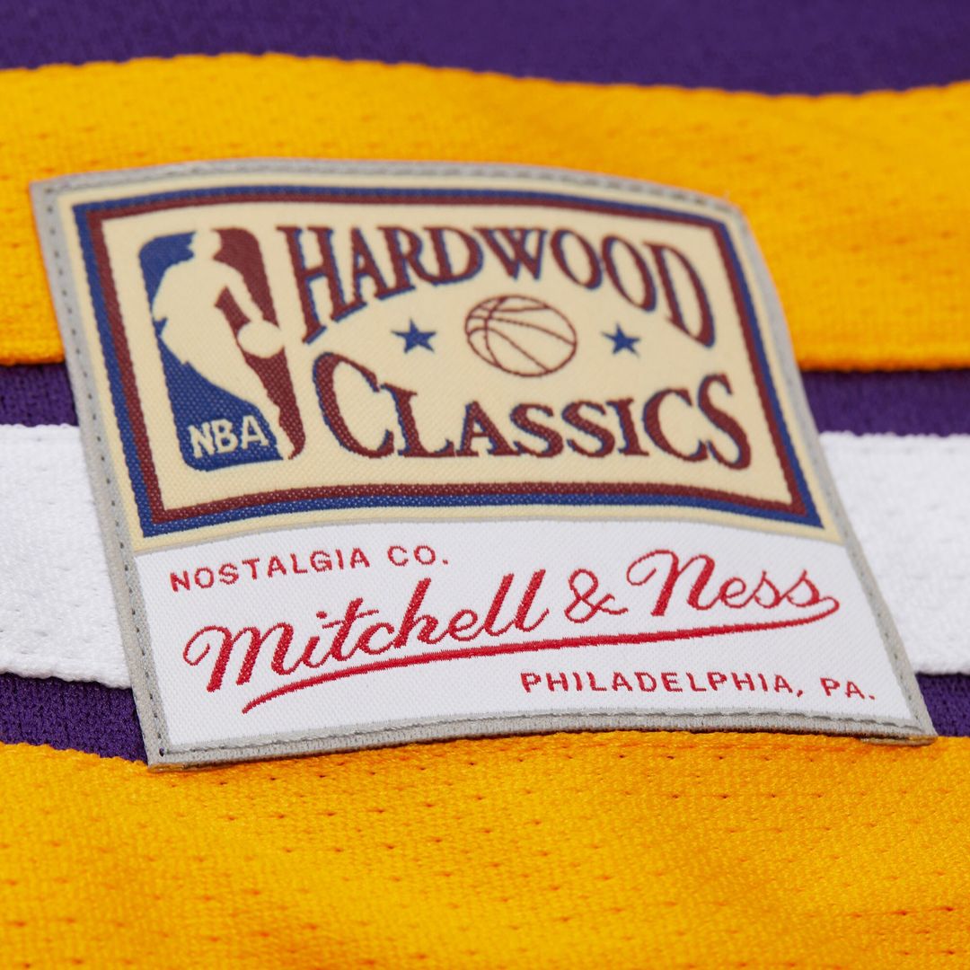 Shaquille O'Neal Los Angeles Lakers Mitchell & Ness Unisex Maxxed Out Fashion Hockey Jersey - Purple Official NBA Team Apparel Basketball Fan Gear