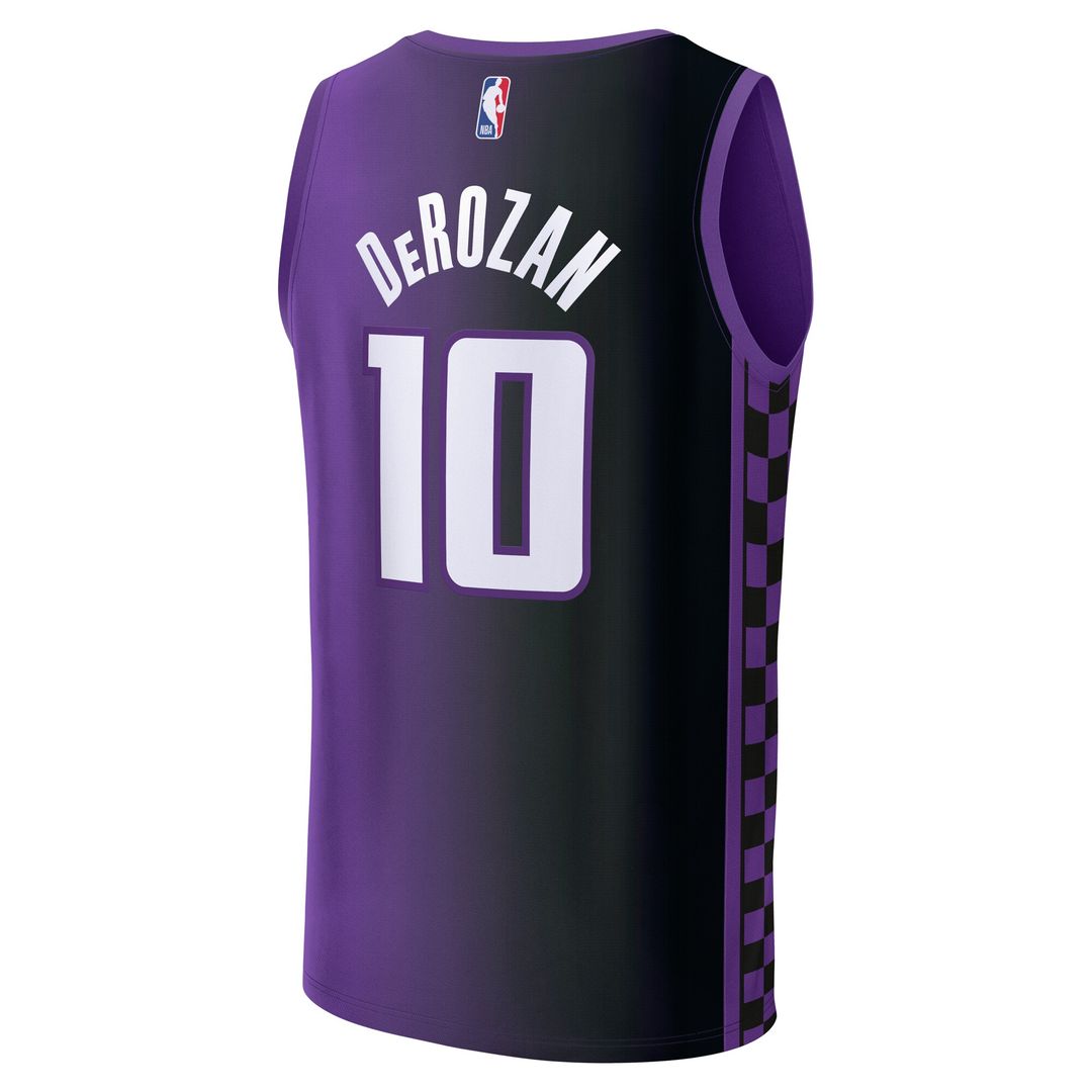 DeMar DeRozan Sacramento Kings Fanatics Youth Fast Break Replica Player Jersey - Statement Edition - Purple Official NBA Team Apparel Basketball Fan G