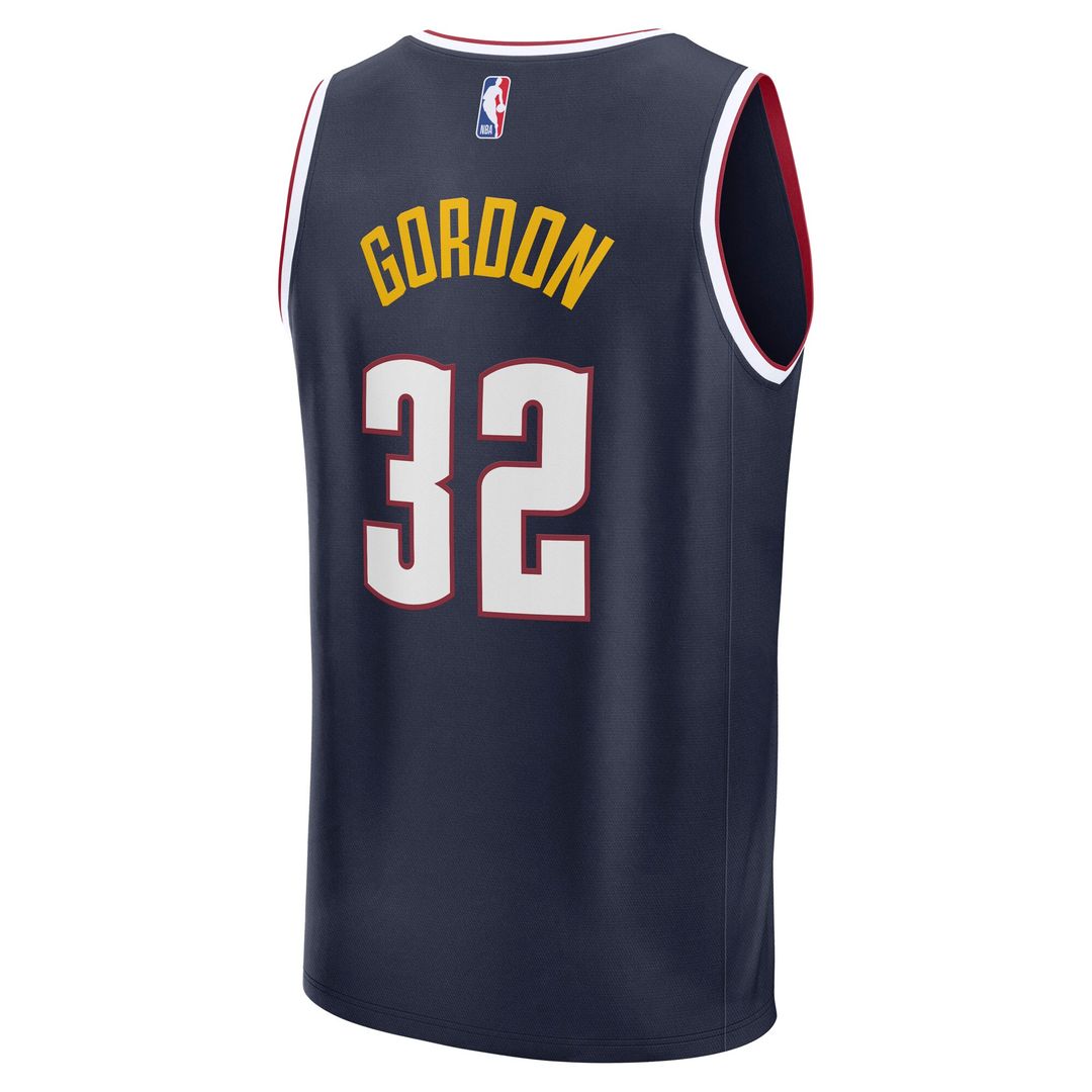 Aaron Gordon Denver Nuggets Fanatics Fast Break Replica Player Jersey - Icon Edition - Navy Official NBA Team Apparel Basketball Fan Gear