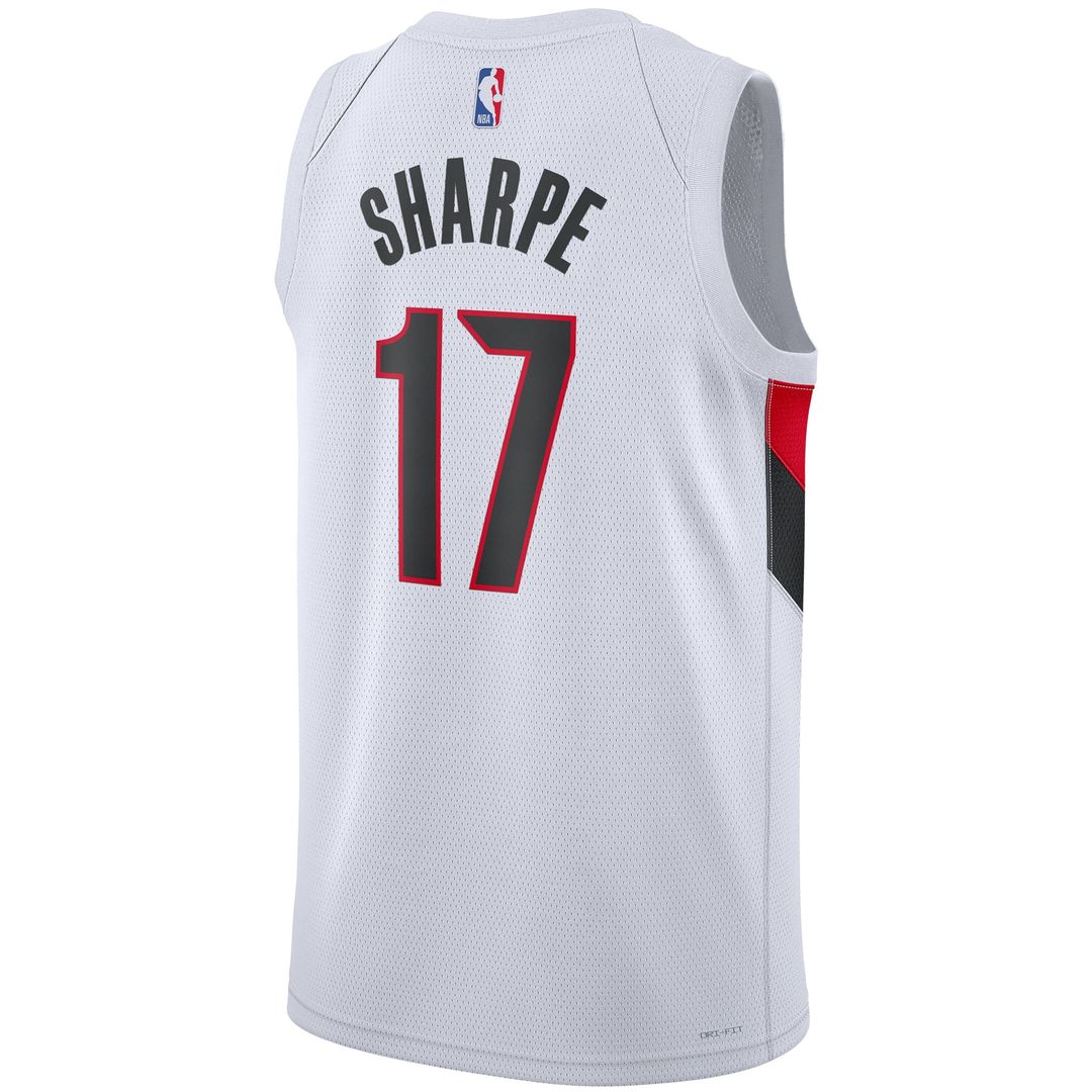 Shaedon Sharpe Portland Trail Blazers Nike Unisex Swingman Player Jersey - Association Edition - White Official NBA Team Apparel Basketball Fan Gear