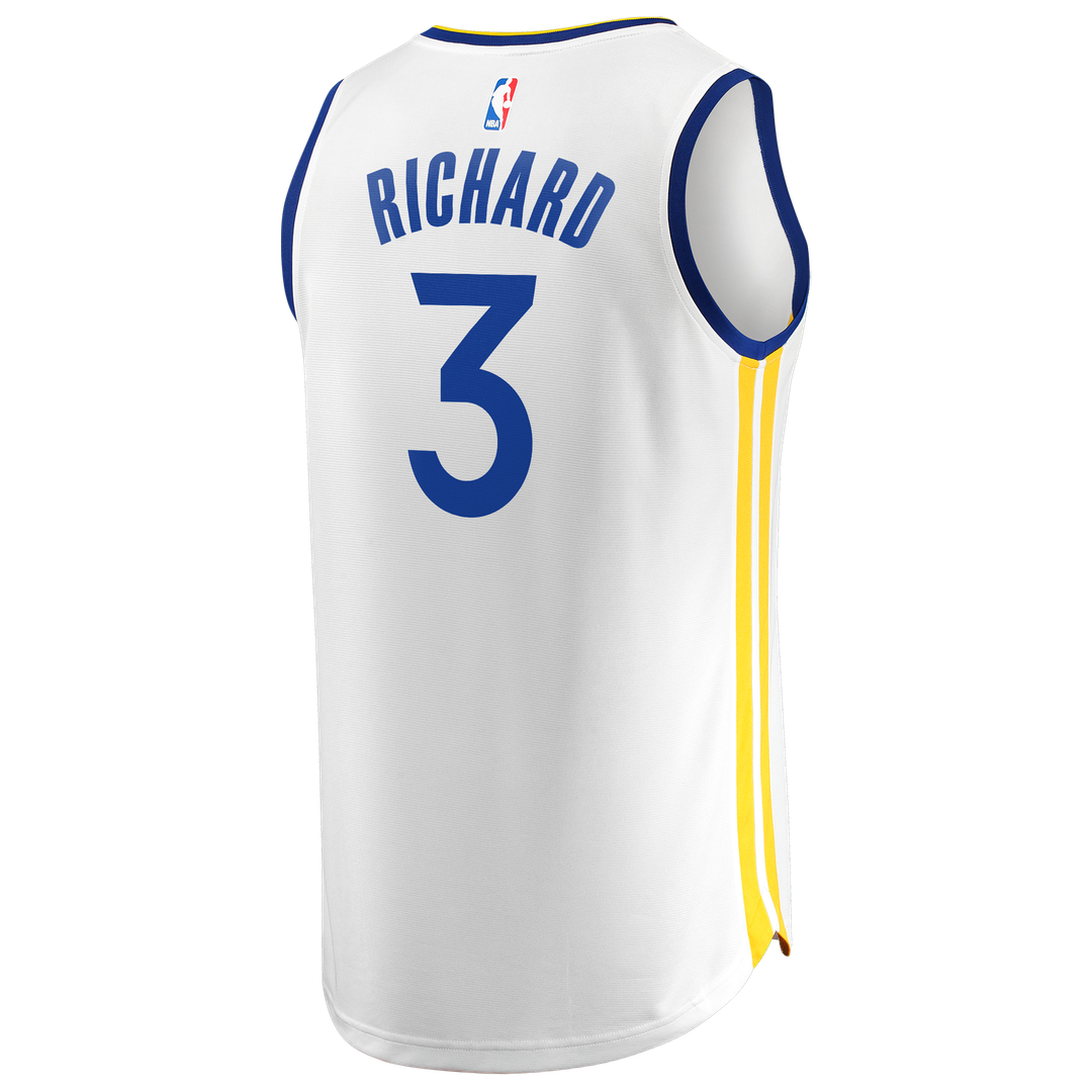 Will Richard Golden State Warriors Fanatics Fast Break Replica Jersey - White - Association Edition Official NBA Team Apparel Basketball Fan Gear