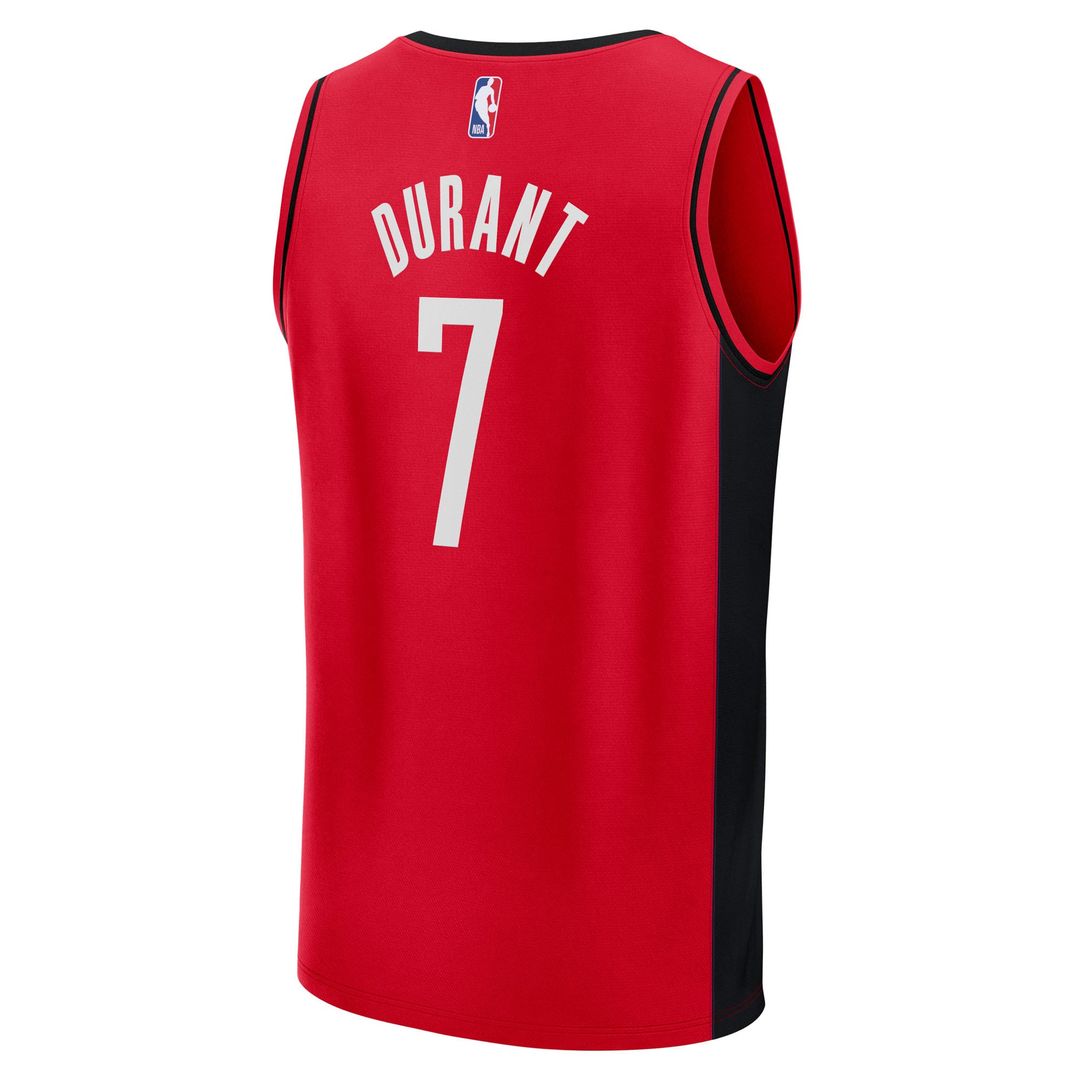 Kevin Durant Houston Rockets Fanatics Fast Break Replica Player Jersey - Icon Edition - Red Official NBA Team Apparel Basketball Fan Gear