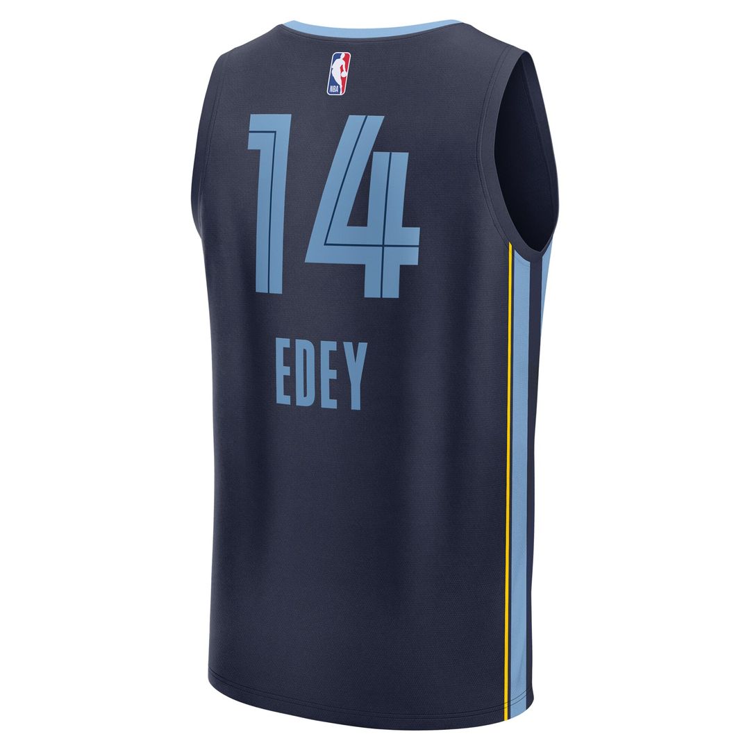 Zach Edey Memphis Grizzlies Fanatics 2024 NBA Draft Fast Break Player Jersey - Icon Edition - Navy Official NBA Team Apparel Basketball Fan Gear