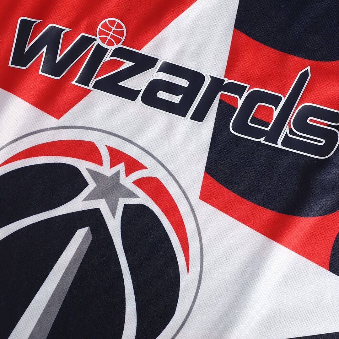 Washington Wizards NBA & KidSuper Studios by Fanatics Unisex Hometown Jersey - Red Official NBA Team Apparel Basketball Fan Gear