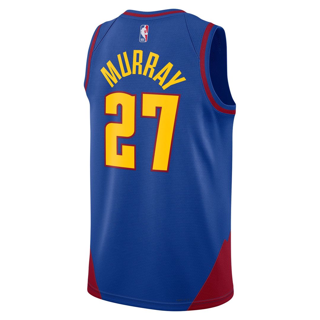 Jamal Murray Denver Nuggets Jordan Brand Unisex Swingman Jersey - Statement Edition - Blue Official NBA Team Apparel Basketball Fan Gear
