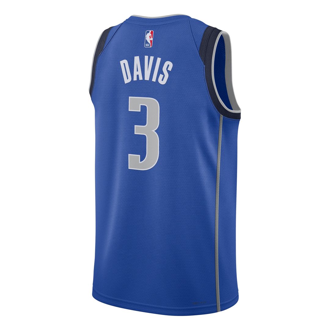 Anthony Davis Dallas Mavericks Nike Unisex Swingman Player Jersey - Icon Edition - Blue Official NBA Team Apparel Basketball Fan Gear