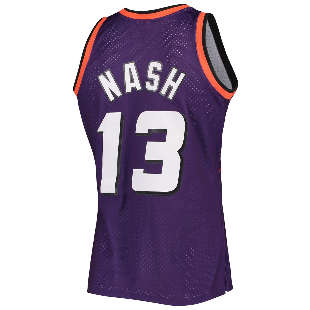 Steve Nash Phoenix Suns Mitchell & Ness 1996/97 Hardwood Classics Swingman Jersey - Purple Official NBA Team Apparel Basketball Fan Gear