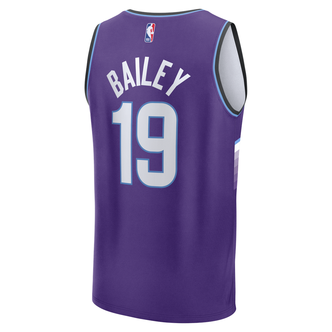 Ace Bailey Utah Jazz Fanatics Fast Break Replica Jersey - Purple - Icon Edition Official NBA Team Apparel Basketball Fan Gear