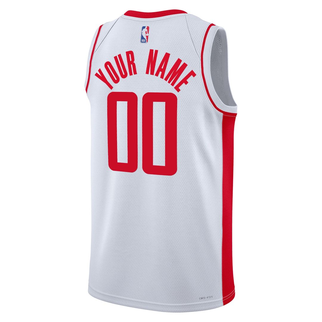 Houston Rockets Nike Unisex Swingman Custom Jersey Red - Icon Edition Official NBA Team Apparel Basketball Fan Gear