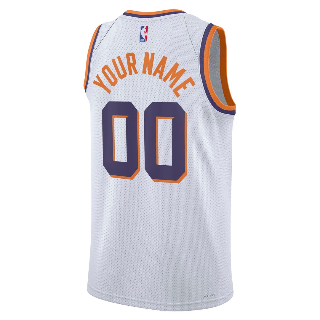 Phoenix Suns Nike Unisex Swingman Custom Jersey - Purple - Icon Edition Official NBA Team Apparel Basketball Fan Gear