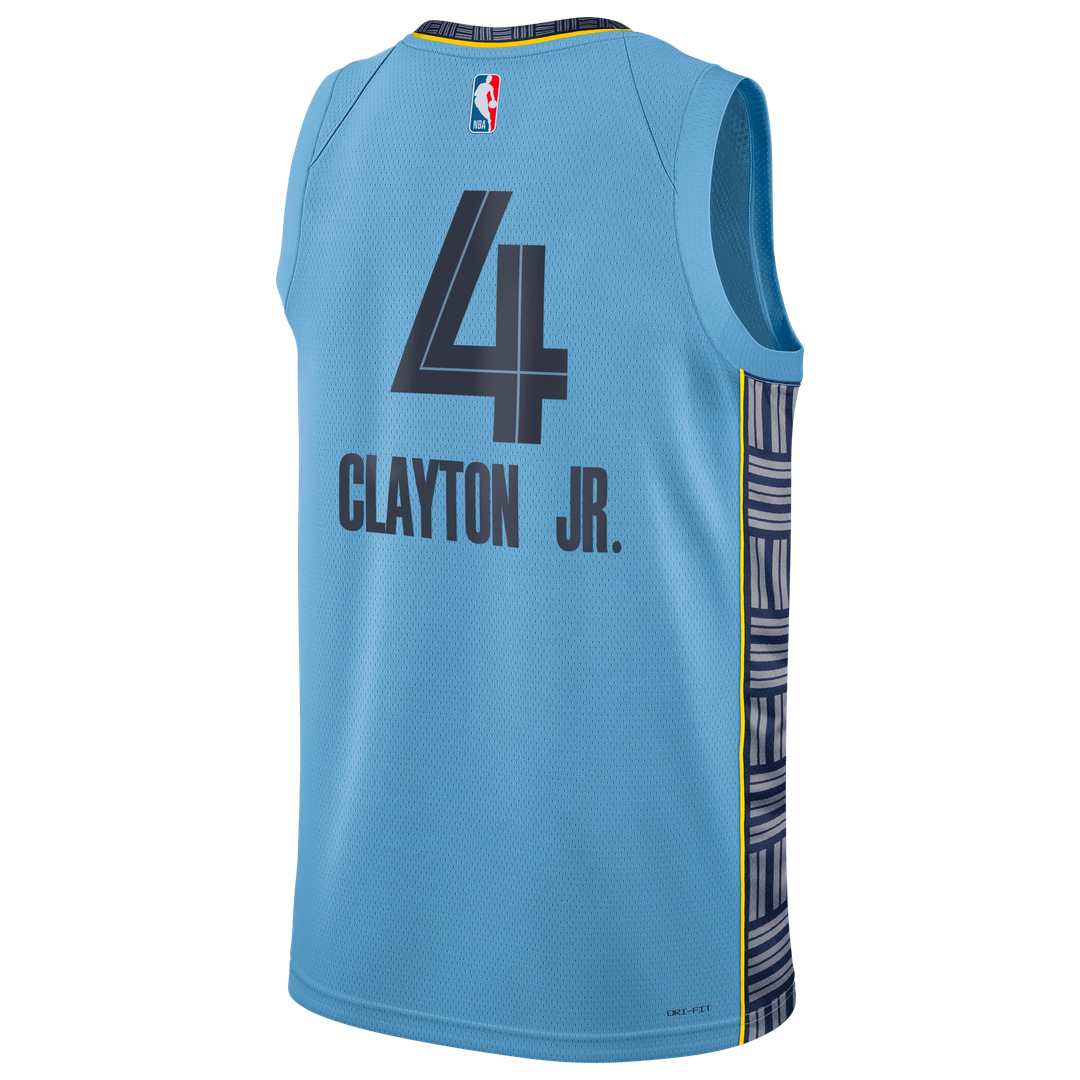 Walter Clayton Jr. Memphis Grizzlies Jordan Brand Unisex Swingman Jersey - Statement Edition - Light Blue Official NBA Team Apparel Basketball Fan Gea