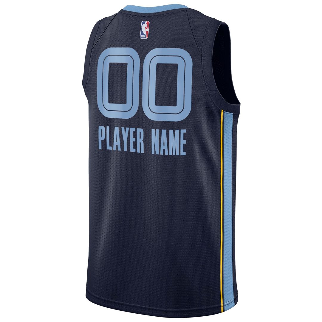 Memphis Grizzlies Nike 2020/21 Swingman Custom Jersey - Association Edition - White Official NBA Team Apparel Basketball Fan Gear