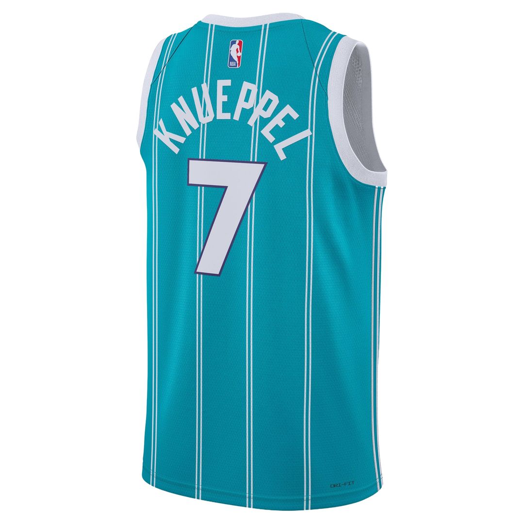 Kon Knueppel Charlotte Hornets Jordan Brand Unisex Swingman Jersey - Icon Edition - Teal Official NBA Team Apparel Basketball Fan Gear