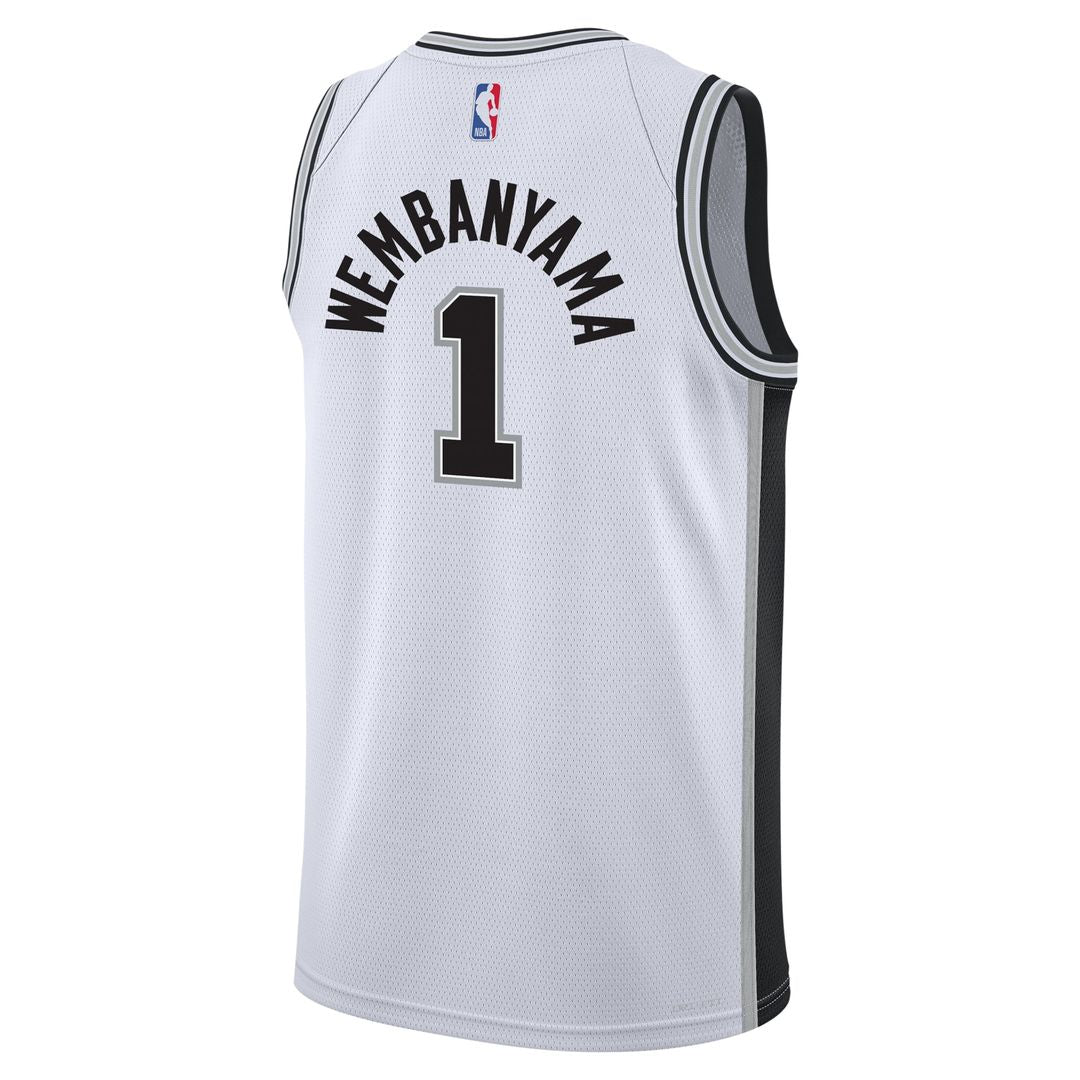 Victor Wembanyama San Antonio Spurs Nike Youth Swingman Jersey - Association Edition - White Official NBA Team Apparel Basketball Fan Gear