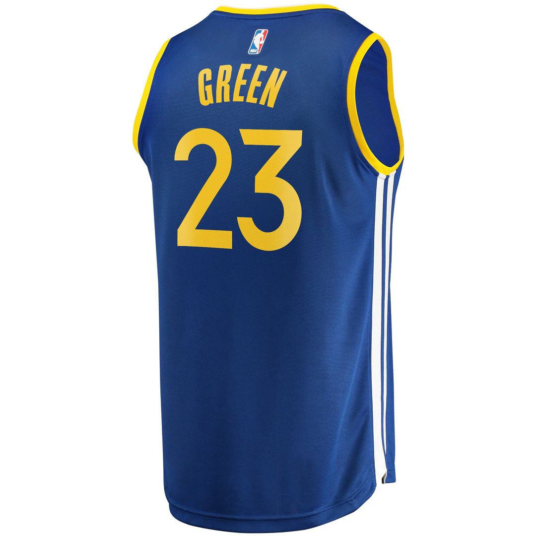 Draymond Green Golden State Warriors Fanatics Fast Break Replica Player Team Jersey - Icon Edition - Royal Official NBA Team Apparel Basketball Fan Ge