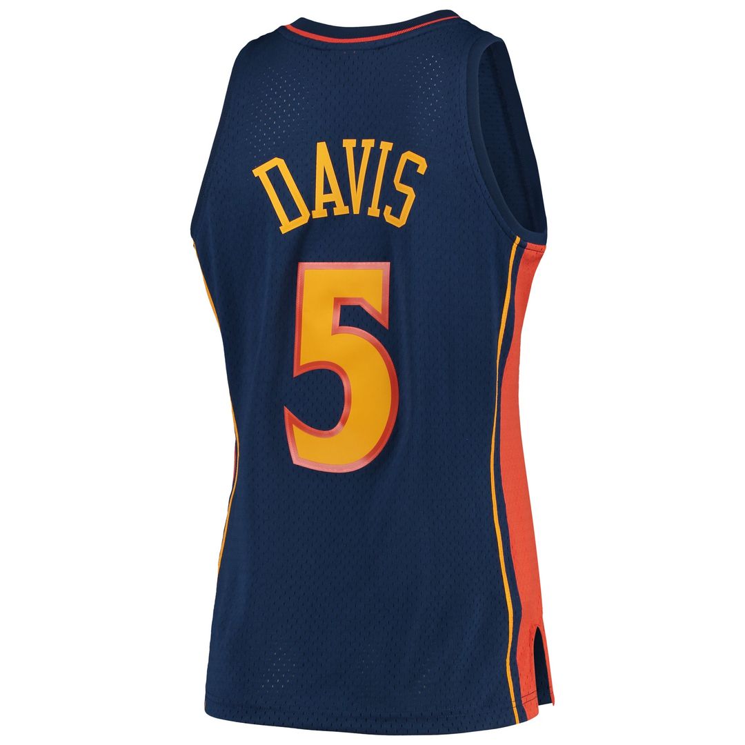 Baron Davis Golden State Warriors Mitchell & Ness 2006/07 Hardwood Classics Swingman Jersey - Navy Official NBA Team Apparel Basketball Fan Gear