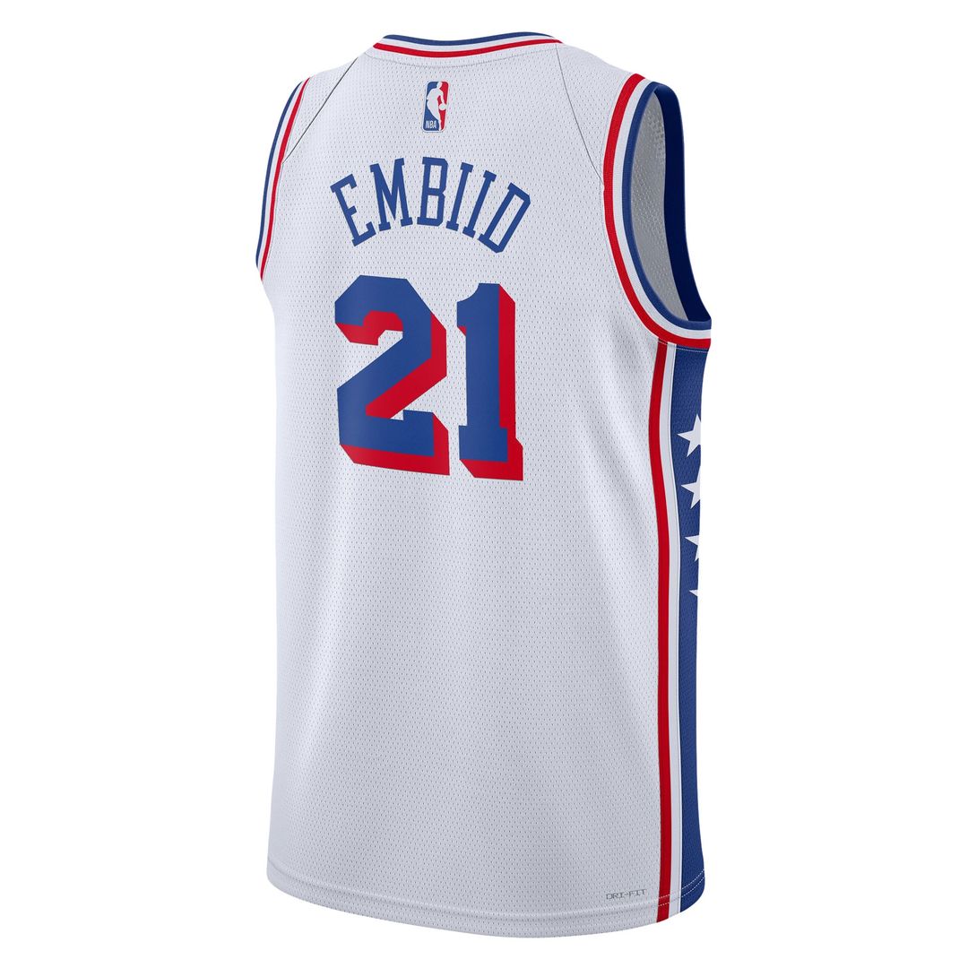 Joel Embiid Philadelphia 76ers Nike Unisex Swingman Jersey - Icon Edition - Royal Official NBA Team Apparel Basketball Fan Gear