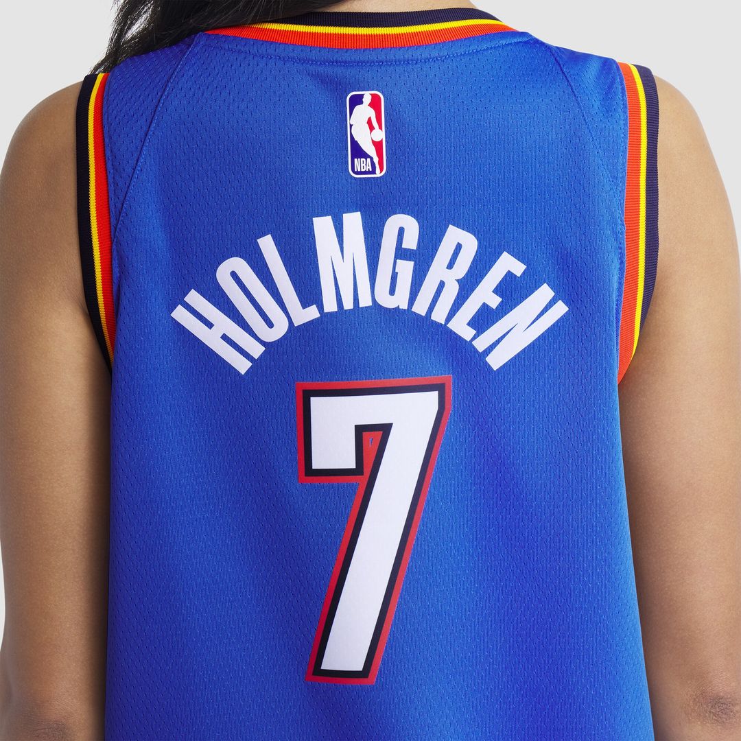 Chet Holmgren Oklahoma City Thunder Nike Unisex 2022 NBA Draft First Round Pick Player Swingman Jersey - Icon Edition - Blue Official NBA Team Apparel