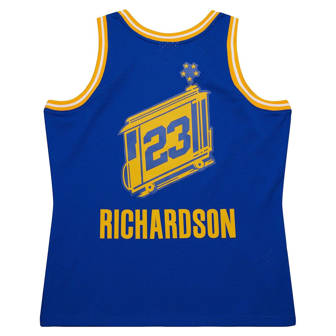 Jason Richardson Golden State Warriors Mitchell & Ness 2004/05 Hardwood Classics Swingman Jersey - Royal Official NBA Team Apparel Basketball Fan Gear