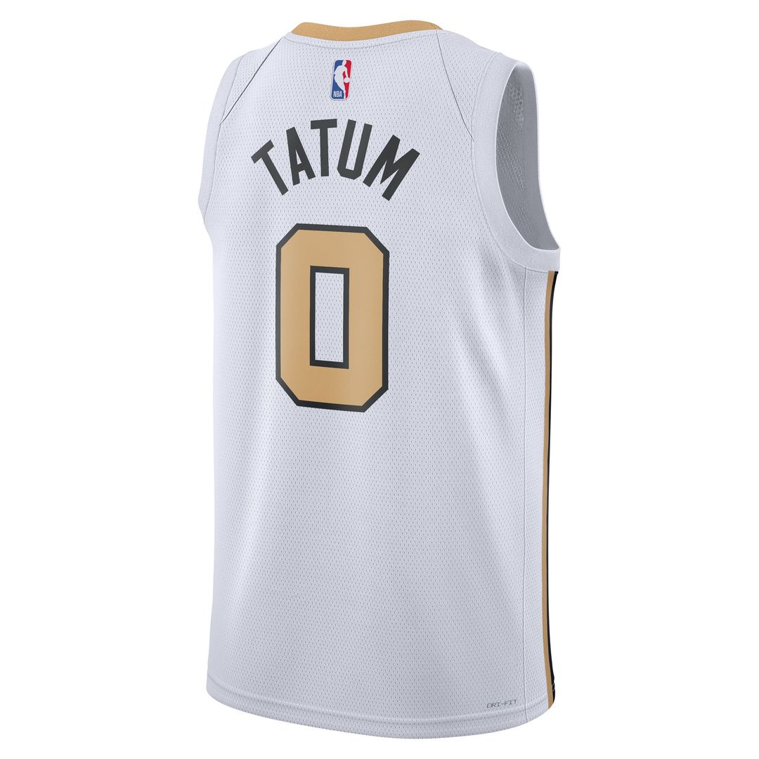 Jayson Tatum Boston Celtics Nike Unisex 2025/26 Swingman Jersey - White - City Edition Official NBA Team Apparel Basketball Fan Gear