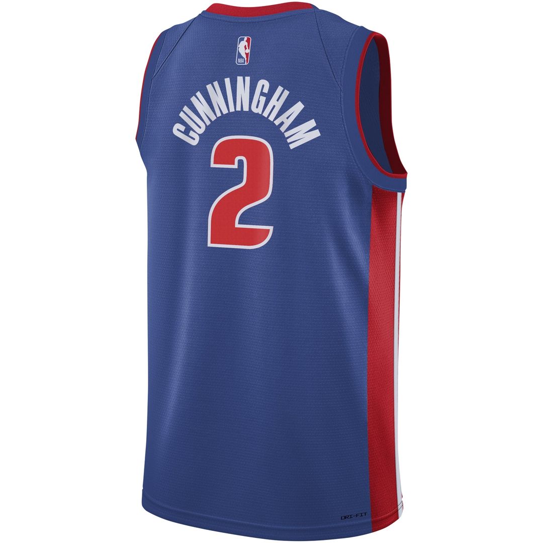 Cade Cunningham Detroit Pistons Nike Youth Swingman Jersey - Icon Edition - Blue Official NBA Team Apparel Basketball Fan Gear