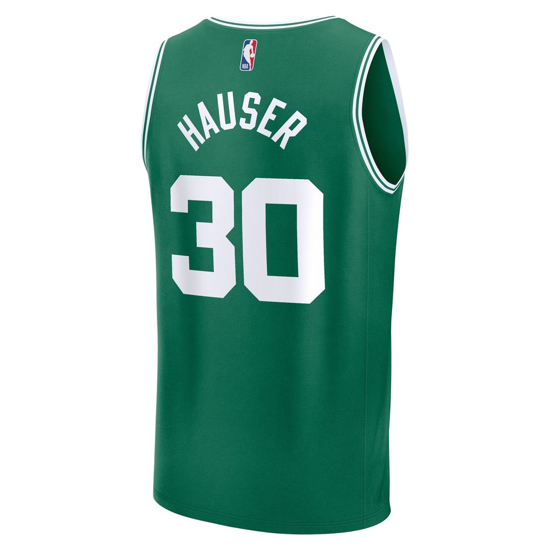 Sam Hauser Boston Celtics Fanatics Fast Break Replica Player Jersey - Icon Edition - Kelly Green Official NBA Team Apparel Basketball Fan Gear