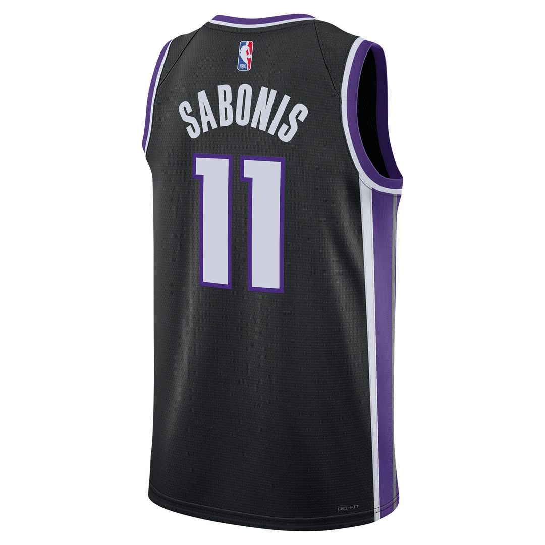 Domantas Sabonis Sacramento Kings Nike Unisex Swingman Player Jersey - Icon Edition - Black Official NBA Team Apparel Basketball Fan Gear