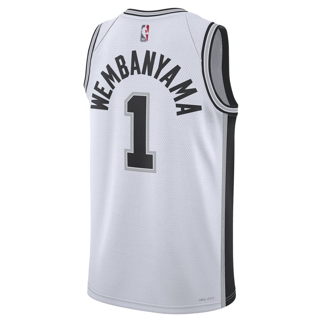 Victor Wembanyama San Antonio Spurs Nike Unisex Swingman Jersey - Association Edition - White Official NBA Team Apparel Basketball Fan Gear
