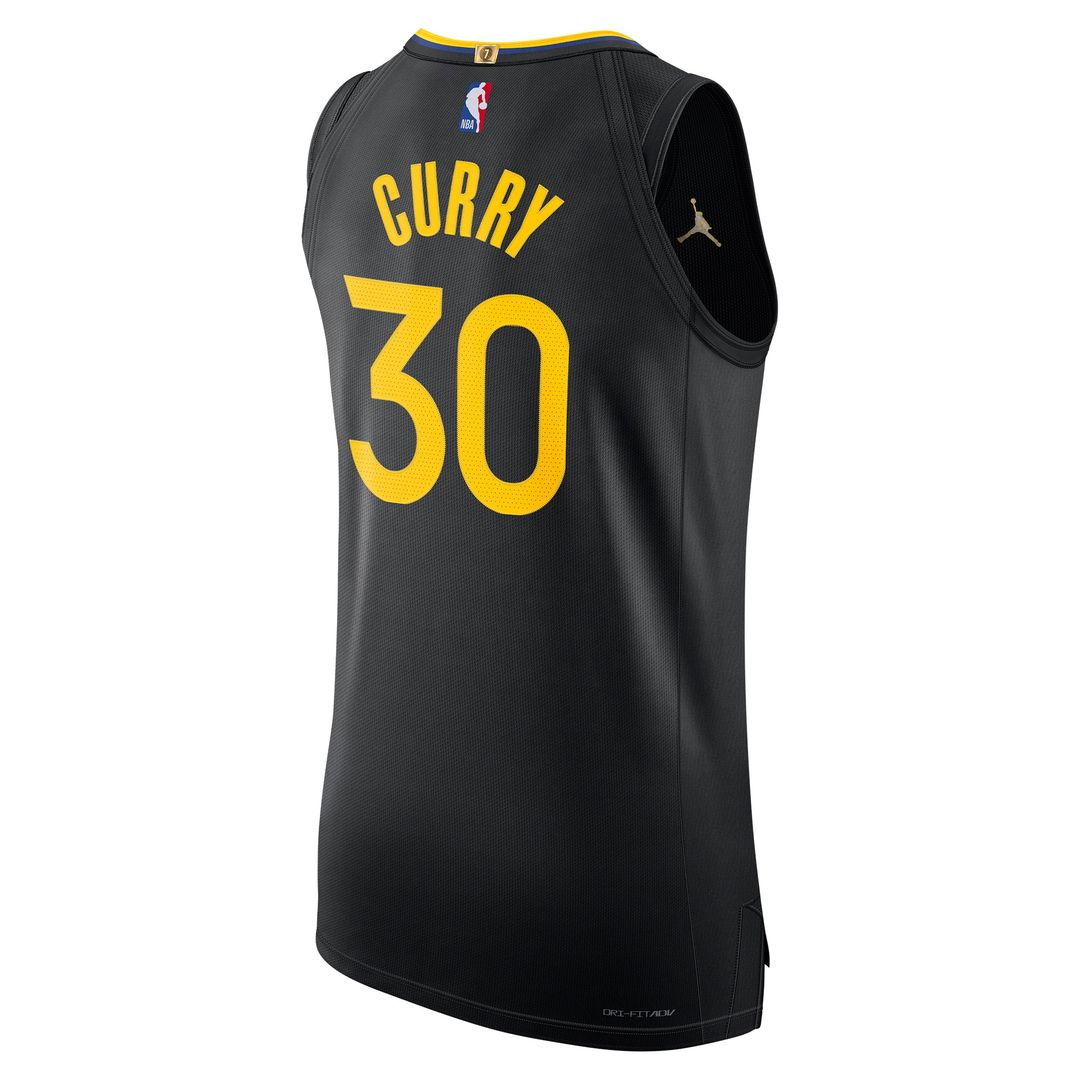Stephen Curry Golden State Warriors Jordan Brand 2024/25 Authentic Jersey - Statement Edition - Black Official NBA Team Apparel Basketball Fan Gear