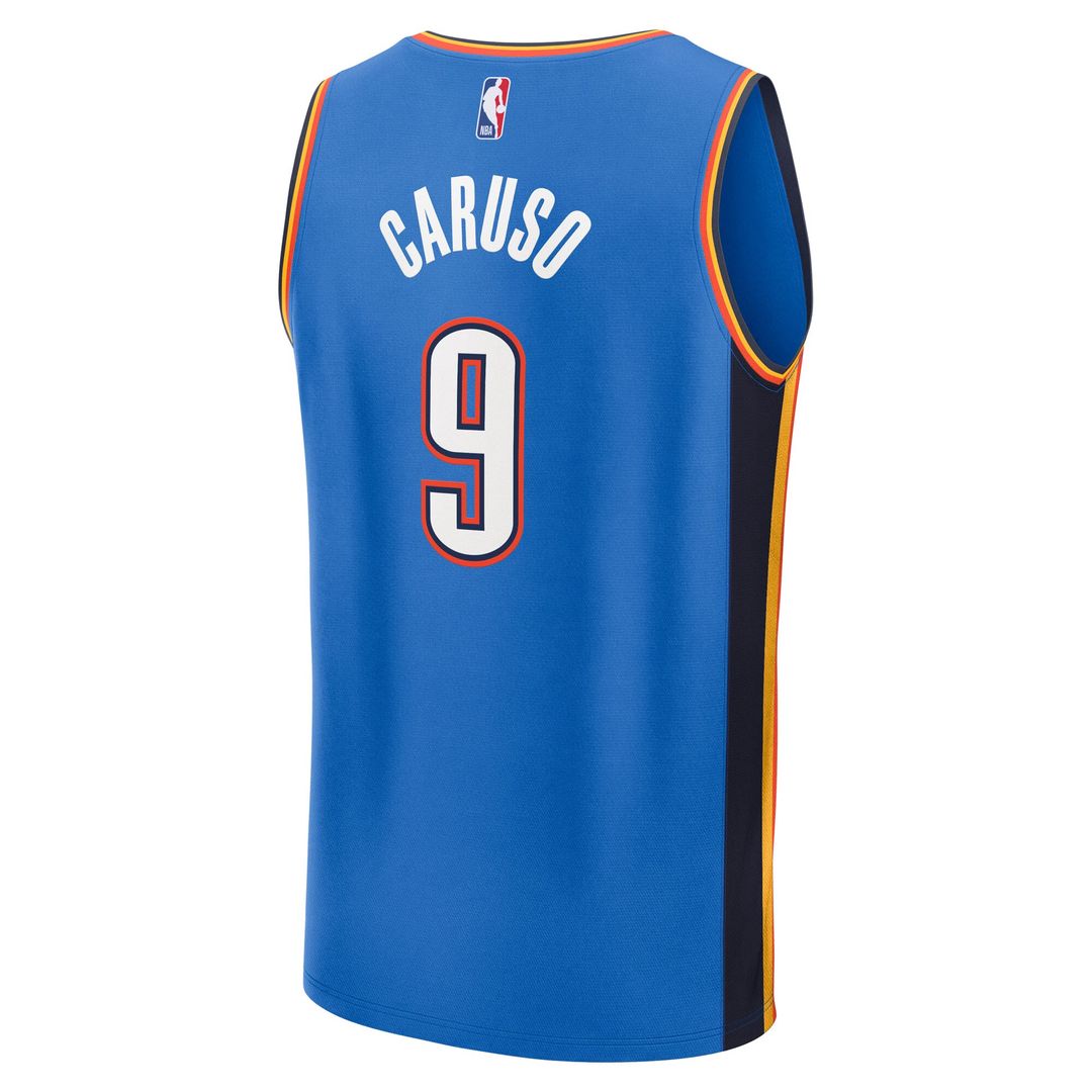 Alex Caruso Oklahoma City Thunder Fanatics Youth 2025 NBA Finals Champions Fast Break Replica Player Jersey - Blue - Icon Edition Official NBA Team Ap