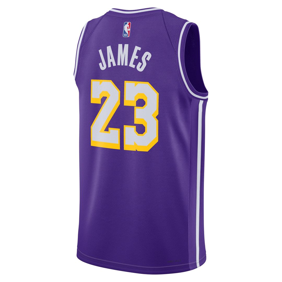 LeBron James Los Angeles Lakers Jordan Brand Unisex Swingman Jersey - Statement Edition - Purple Official NBA Team Apparel Basketball Fan Gear