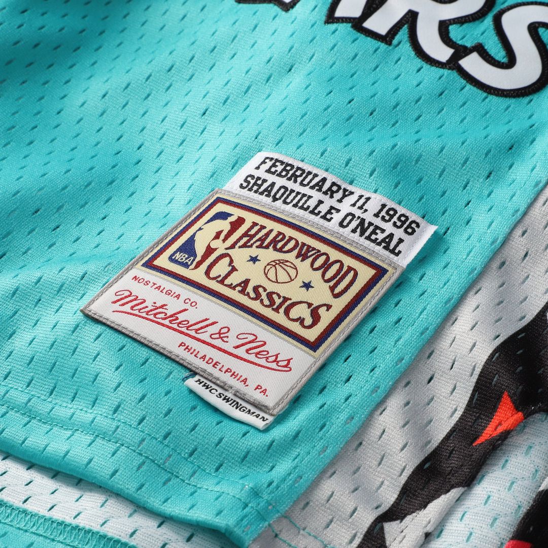 Shaquille O'Neal 1996 NBA All-Star Game Mitchell & Ness Youth Hardwood Classics Swingman Jersey - Teal Official NBA Team Apparel Basketball Fan Gear
