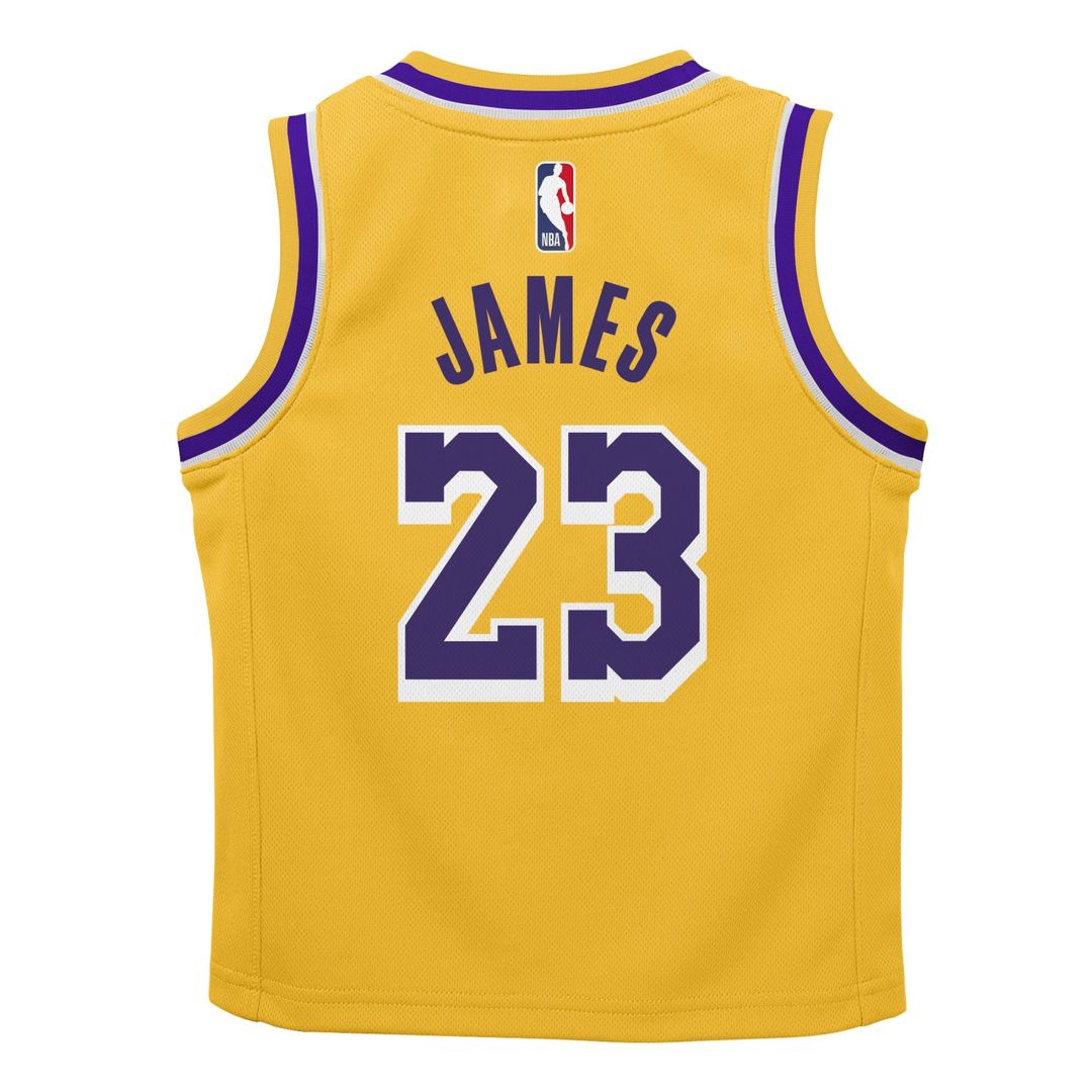 LeBron James Los Angeles Lakers Nike Toddler Swingman Player Jersey - Icon Edition - Gold Official NBA Team Apparel Basketball Fan Gear