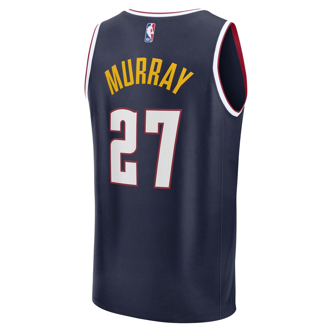 Jamal Murray Denver Nuggets Fanatics Youth Fast Break Replica Player Jersey - Navy - Icon Edition Official NBA Team Apparel Basketball Fan Gear