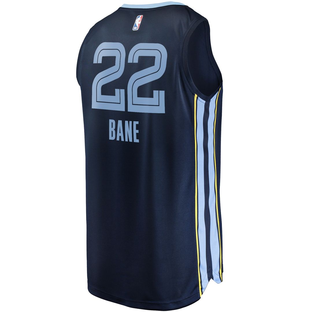 Desmond Bane Memphis Grizzlies Fanatics Fast Break Replica Jersey - Icon Edition - Navy Official NBA Team Apparel Basketball Fan Gear